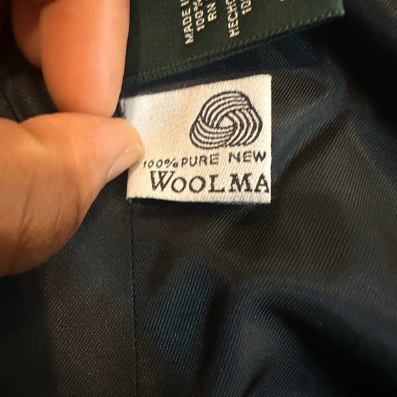 Vintage Ralph Lauren Navy Double-Breasted Wool Blazer Size Medium - Picture 13 of 16